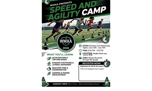 WMAA Speed & Agility Camp Is Back!